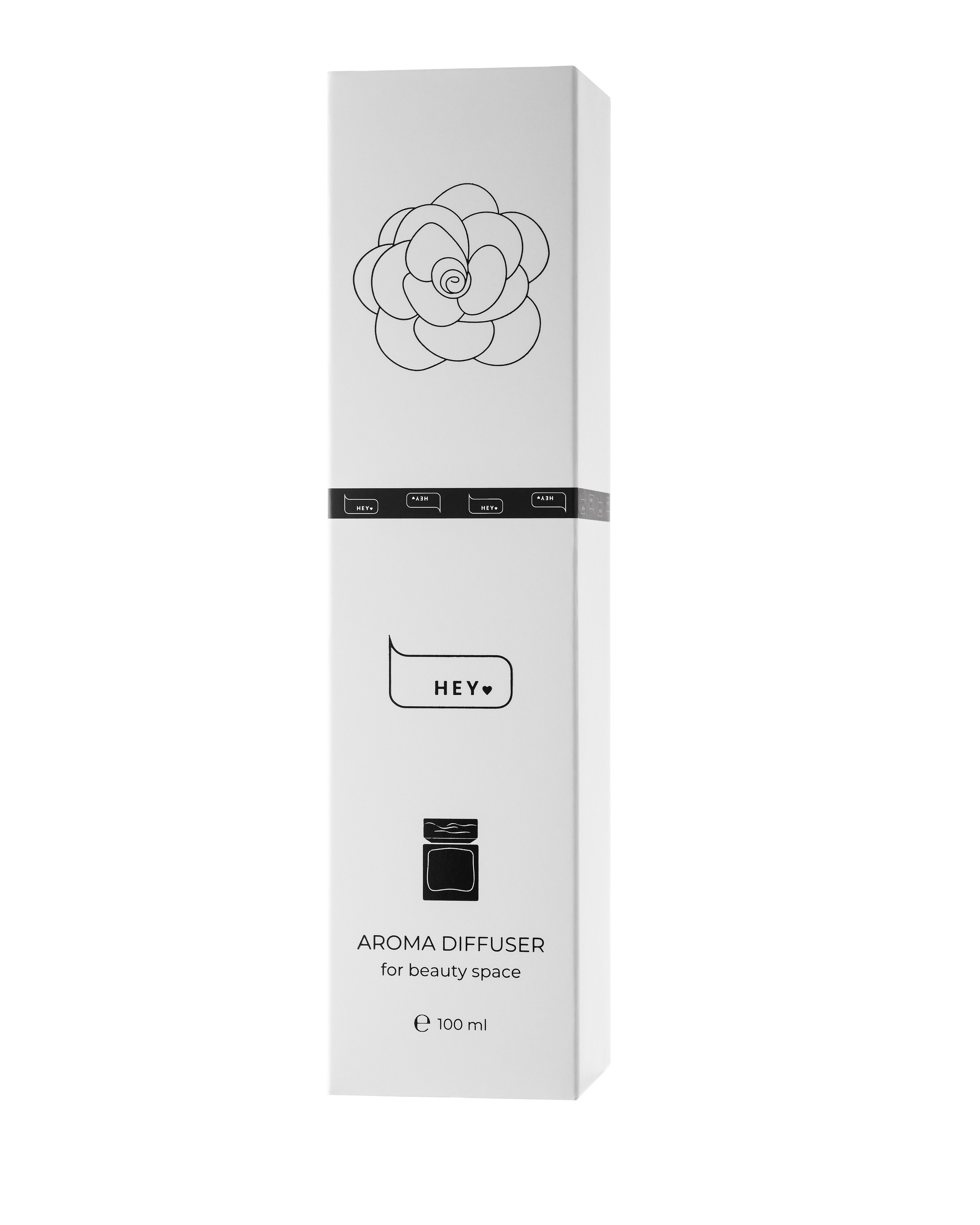 Aroma Diffuser Silver HEYLOVE, 100 ml