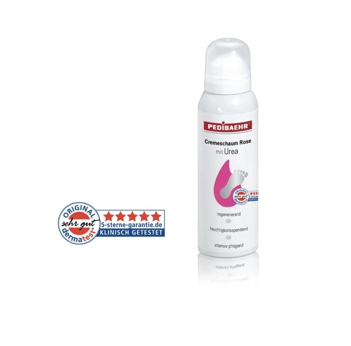 PEDIBAEHR. Крем-пяна с 10% урея и розово масло, 125 ml